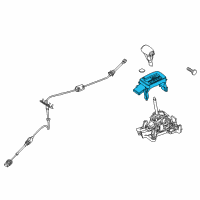 OEM Lincoln Shift Indicator Diagram - 6H6Z-7D443-A