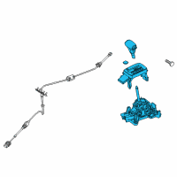 OEM 2009 Lincoln MKZ Shifter Diagram - 7H6Z-7210-U