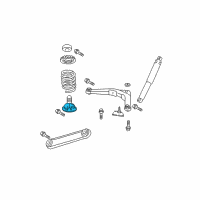 OEM 2000 Jeep Grand Cherokee Stop/Bumper-Spring Diagram - 52088402AB