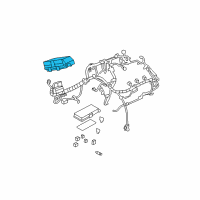 OEM 2009 Chevrolet Malibu Junction Block Diagram - 20822702