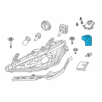 OEM 2017 Chrysler Pacifica Kit-Front Diagram - 68329857AA