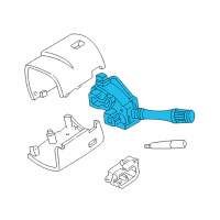 OEM 2000 Ford Mustang Combo Switch Diagram - YR3Z-13K359-AAA