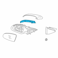 OEM Kia Optima Lamp Assembly-Outside Mirror Diagram - 87623D4000