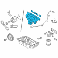 OEM 2016 Ford Special Service Police Sedan Intake Manifold Diagram - CJ5Z-9424-G