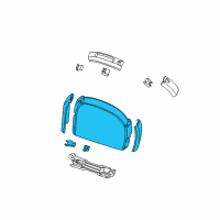 OEM 2006 Dodge Caravan Console-Floor Diagram - RT921D1AI