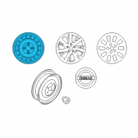 OEM 2015 Nissan Sentra Wheel Assy-Disk Diagram - 40300-3SJ0E
