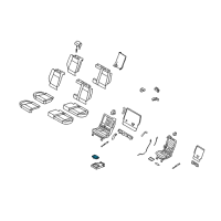 OEM 2008 BMW X5 Drink Holder Diagram - 52-20-9-120-259