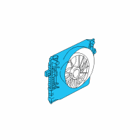 OEM 2002 Jeep Grand Cherokee Fan-Radiator Cooling Diagram - 52079860AE