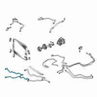 OEM 2004 Lexus LX470 Tube, Liquid, NO.2 Diagram - 88726-60630