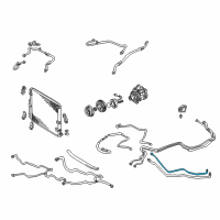 OEM 1998 Toyota Land Cruiser Return Line Diagram - 88726-60650