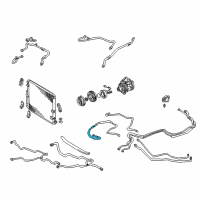 OEM 2006 Toyota Land Cruiser AC Tube Diagram - 88726-60620