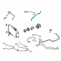 OEM 2002 Lexus LX470 Hose Sub-Assy, Suction Diagram - 88704-60230