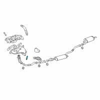 OEM Toyota Highlander Manifold Stud Diagram - 90116-10149