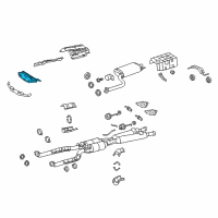 OEM 2014 Lexus LS460 INSULATOR Sub-Assembly Diagram - 58042-50031