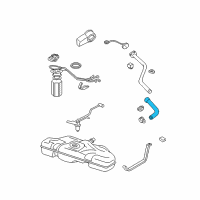 OEM 2000 Chevrolet Malibu Hose-Fuel Tank Filler Diagram - 22630005