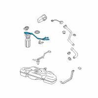 OEM 2005 Chevrolet Cavalier Harness Asm-Fuel Sender Wiring Diagram - 22693514