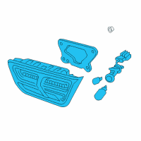 OEM 2016 Kia Optima Lamp Assembly-Rear Combination Diagram - 92403D5000
