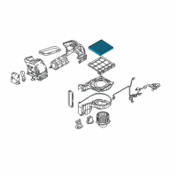 OEM Hyundai Air Filter Diagram - 2SF79-AQ000