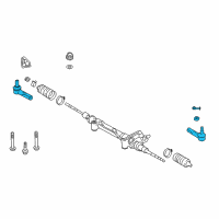 OEM 2020 Toyota Land Cruiser Outer Tie Rod Diagram - 45047-69146