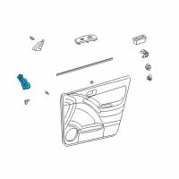 OEM 2005 Pontiac Vibe Window Switch Diagram - 88974343