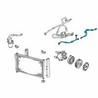 OEM Lincoln Liquid Line Diagram - F75Z-19837-AD