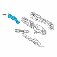 OEM Toyota Corolla Manifold Gasket Diagram - 17173-F2010