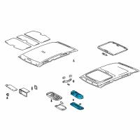 OEM Lexus Lamp Assy, Map Diagram - 81260-32090-B2