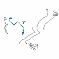 OEM BMW 840i Gran Coupe Lambda Monitor Sensor Diagram - 11-78-8-689-863