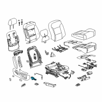 OEM 2016 Chevrolet Tahoe Seat Switch Diagram - 23248000