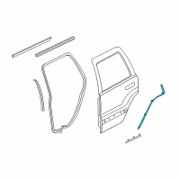 OEM 2005 Jeep Liberty Seal-MOULDING Diagram - 55360254AA