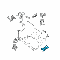 OEM 2014 Nissan Maxima Engine Mounting Insulator, Front Diagram - 11220-9N00A