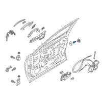 OEM Nissan Sentra Screw Diagram - 80498-JK10A