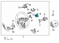 OEM Chevrolet Bolt EUV Cruise Switch Diagram - 42726547