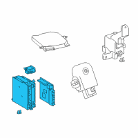 OEM 2008 Lexus LX570 Block, COWL Side Junction Diagram - 82733-60394