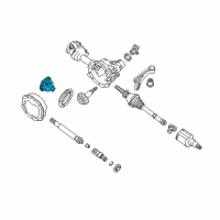 OEM Ford Explorer Differential Case Diagram - F77Z-3204-AA