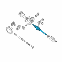 OEM Ford Explorer Sport Trac Outer Joint Assembly Diagram - 6L5Z-3A427-AA