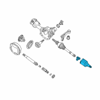 OEM 2003 Ford Explorer Sport Trac Inner Joint Assembly Diagram - F5TZ-3B414-A