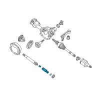 OEM Mercury Inner Shaft Diagram - 1L2Z-3219-AA