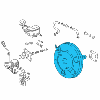 OEM 2016 Kia Soul Booster Assy-Brake Diagram - 59110B2880