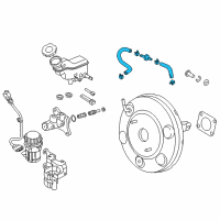 OEM 2018 Kia Soul Hose Assembly-Brake Booster Diagram - 59130B2100