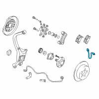 OEM 1998 Chrysler Sebring Line-Brake Diagram - MR129761