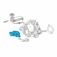 OEM 2016 Chevrolet Volt Master Cylinder Diagram - 84114130