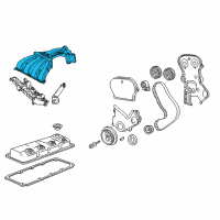 OEM 2004 Dodge Neon Intake Manifold Diagram - 5045002AA