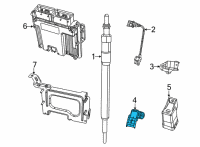 OEM Ram 1500 Sensor-Map Diagram - 68490034AA