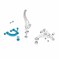 OEM 2009 Hyundai Azera Arm Assembly-Front Upper, LH Diagram - 54410-3F601