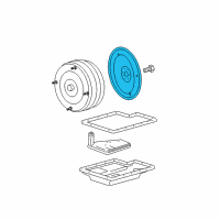 OEM Ford E-350 Super Duty Drive Plate Diagram - 4C3Z-6375-AA