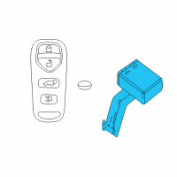 OEM 2014 Nissan NV3500 CONTROLER Assembly-Key Less Diagram - 28595-1PA0A