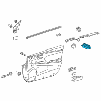 OEM Toyota Camry Window Switch Diagram - 84820-06120