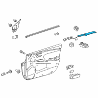 OEM 2016 Toyota Camry Armrest Diagram - 74220-06200-B0