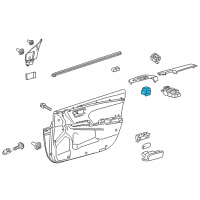 OEM Toyota Camry Mirror Switch Diagram - 84872-02200